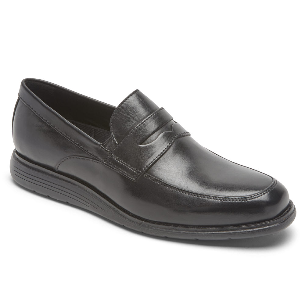 Rockport Pen Sko Herre Svart - Total Motion Sport Penny - YKZL73094